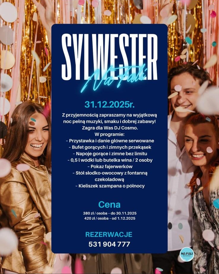 sylwester na fali